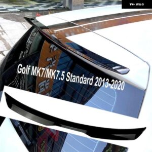 VW フォルクスワーゲン ゴルフ MK7/MK7.5 スタンダード 2013-2020 リアルーフスポイラー ウイン グリップ トランク リップスポイラー ウイング テール テー