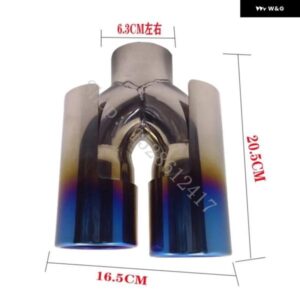 BMW X1 X3 1シリーズ/3/5シリーズ ステンレス テール パイプ マフラースリーブ 装飾 トリム カーアクセサリー