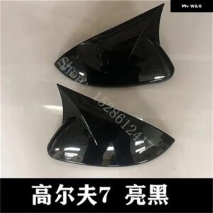 フォルクスワーゲン VW ゴルフ 6 ゴルフ 7/7.5 ゴルフ 8 MK6 MK7 カーアクセサリー 光沢ブラック バックミラー カバー トリム /バックミラー
