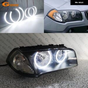 BMW E83 X3 2003 - 06 フェイスリフト前 超高輝度 SMD LED エンジェルアイ ハローリングキット デイライト カー スタイリング アクセサリー