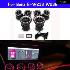 メルセデス ベンツ E クラス W213 クーペ W238 AMG E43 E53 E250 64色 LED エアベント ダッシュボード ノズル アンビエントライト