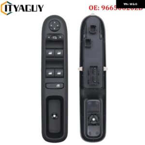 96650620ZD フロント左オートカーマスターパワーウィンドウスイッチ プジョー 3008 5008 ワゴン 2009-2016 96650621ZD