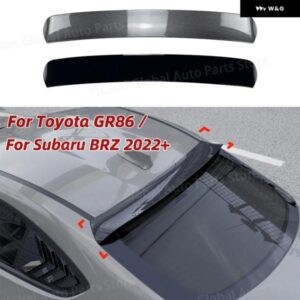 スバル BRZ 2022+ 車用 リア トランク スポイラー ウイン グリップ カーボン ABS テールスプリッターキット トヨタ GR86 2022+ チューニング