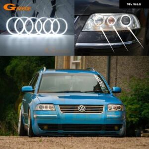 フォルクスワーゲン VW パサート B5.5 3BG 2001-2005 キセノン ヘッドライト 超高輝度 CCFL エンジェルアイ ハローリングキット 付き