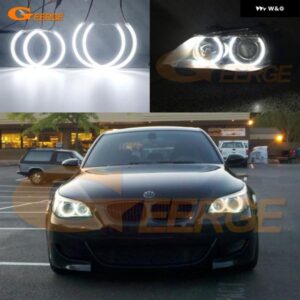 BMW E60 E61 525I 530I 540I 545I 550I M5 PRE LCI 2003-2007 超高輝度 SMD LED エンジェルアイ ハローリング デイライト カー スタイリング