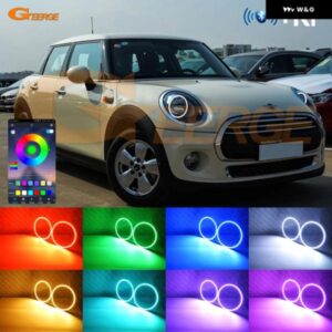 MINI COOPER D S ONE F55 F56 F57 2014 2015 2016 BLUETOOTHアプリ マルチカラー 超高輝度 RGB LED エンジェルアイキット ハローリング