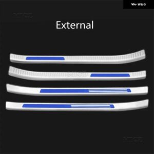 フォルクスワーゲン テラモント ステンレス スレッショルドガード トランク スレッショルドガード 傷防止 カーアクセサリー 2017-2023