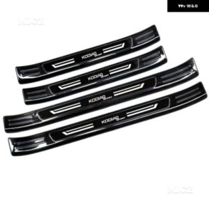 シュコダ コディアック 2017 - 2023 2024 ステンレス スレッショルドガードプレート トランク スレッショルドガードプレート 傷防止 カーアクセサリー