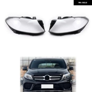 メルセデス ベンツ GLE W166 W292 2015-2019 車用 ヘッドライト カバー ランプシェード ランプレンズ シェルペア