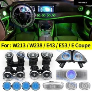64色LED エアベント メルセデス ベンツ W213 E クラス クーペAMG E53 E63車3D 4D回転ツイーター スピーカー アンビエントライト パーツ