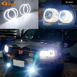 ホンダ クロスロード 2007 2008 2009 2010 超高輝度 SMD LED エンジェルアイ ハローリングキット デイライト カー スタイリング アクセサリー