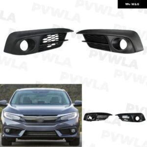 ホンダ シビック 2016 2017 2018 左右サイド フォグランプ フレーム フロント バンパー フォグランプ ライト グリル カバー