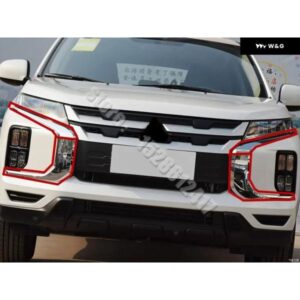 カー スタイリング 三菱 ASX 2020-2021 ABS クローム カーフロント バンパー バー トリム カーアクセサリー