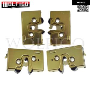 4個 アウディ 50 80 VW GOLF MK1 MK2 VAN JETTA I II CADDY I ドアロック ボックス キャッチラッチ フロントリア 左 右 327837015B 321837015