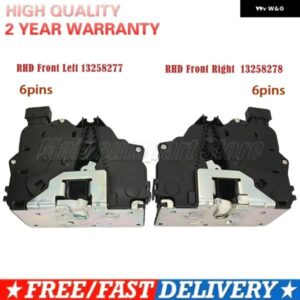 RHD ドアロック アクチュエーター セントラ ルロック フロント右/左 13258277 VAUXHALL CORSA D 2006-2014 MERIVA B 2010-2017 13258278