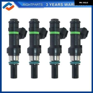 4個 FBY1160 16600-ED000 燃料 インジェクター 日産 ヴァーサ 1.6L 2009 2010 2011 16600ED000 800-2111N FJ1075 4G2173 INJ613 M1331