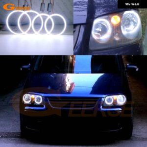 フォルクスワーゲン VW トゥーラン 1T1 1T2 キャディ III デイライト 超高輝度 COB LED エンジェルアイキット ハローリング