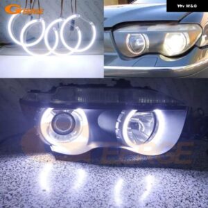 BMW E65 E66 プレフェイスリフト 2002 - 05 超高輝度 COB LED エンジェルアイキット ハローリング