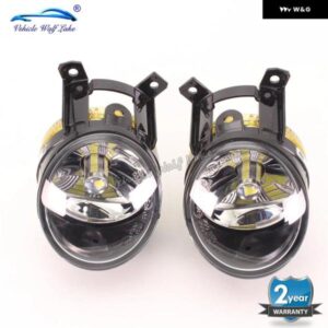 シュコダ オクタビア A5 A6 RS 2009 - 13 カー スタイリング フロント LED フォグランプ フォグライト LED バルブ 付き