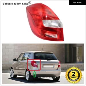 左側 テールライト シュコダ ファビア MK2 5J 2007 2008 2009 2010 左ハンドル 車 リアライト テールランプ 電球 なし