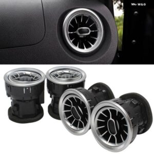 メルセデス ベンツ V クラス ヴィト ビアノ ヴァレンテ メトリス W447 コンソール エアコン ACベント アウトレット ターボ スタイル ベース付き 交換用 4個