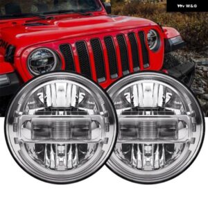7インチ LED ヘッドライト アセンブリ ホール DRL ハイロービーム 4インチ フォグライトセット ジープ ラングラー JK 2007-2018 LJ CJ TJ 97-18