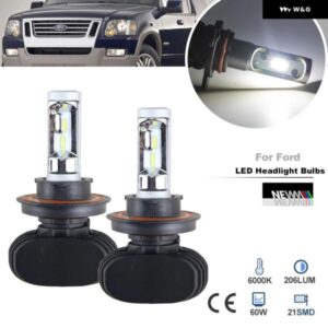 フォード エクスプローラー 2006 - 10 4個 H13 9145 LED ヘッドライト フォグランプ コンボ バルブ キット