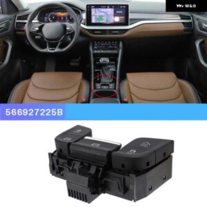 車用電動ハンドブレーキスイッチ パーキング アシストスイッチ ボタン シュコダ コディアック 566927225B