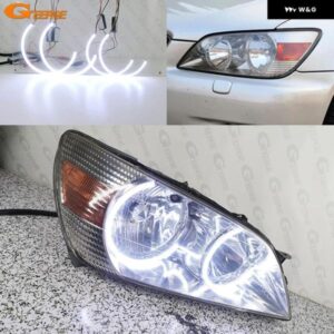 レクサス IS 200 300 トヨタ アルテッツァ SXE10 1998 - 05 超高輝度 COB LED エンジェルアイキット ハローリング