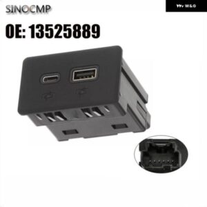 USB-Cポート デュアル充電レセプタクル 13525889 シボレー シルバラード 1500 2500 3500HD デュアル インターフェース USBコネクタ カーパーツ