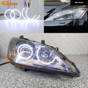 レクサス ES 350 240 ES350 ES240 2010 2011 2012 超高輝度 COB LED エンジェルアイキット ハローリング デイライト