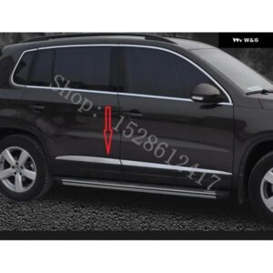 VW/ フォルクスワーゲン TIGUAN MK1 2010 2011 2012-2016 ステンレス ボディサイドモールディングサイドドア 装飾 カーアクセサリー