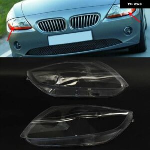 BMW Z4 E85 2003-2008 ヘッドライト レンズ ヘッドランプ カバー シェル クリアペア