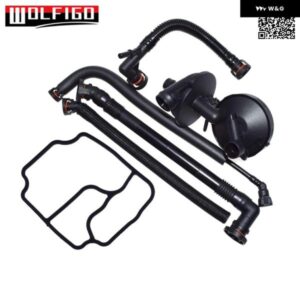 PCV クランクケース ベント バルブ + ブリーザーホース + オイル フィルター ガスケットキット 6個 BMW E46 320I 325I 330I 520I 525I 530I M54 11617501566