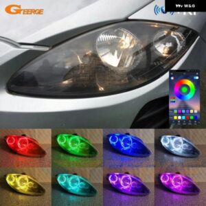 シート アルテア レオン トレド RFリモート BLUETOOTH対応アプリ 超高輝度マルチカラー RGB LED エンジェルアイキット ハローリング