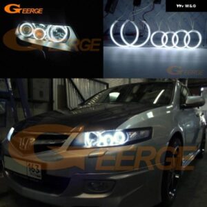 ホンダ アコード CL7 CL8 CL9 CM2 アキュラ TSX CL 2003 - 2008 超高輝度 6個 CCFL エンジェルアイキット ハローリング