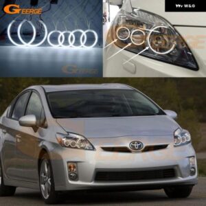 トヨタ プリウス W3 2009 - 15 超高輝度 CCFL エンジェルアイ ハローリング カーアクセサリー