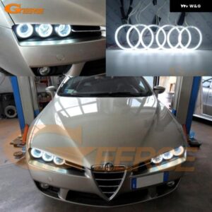 アルファロメオ 159 ブレラ スパイダー 2005 - 12 デイライト CCFL エンジェルアイ ハローリングキット