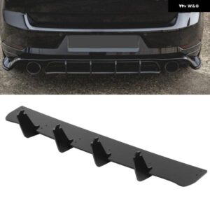 グロスブラック マクストン スタイル リア バンパー ディフューザー バランス フォルクスワーゲン ゴルフ MK7.5 GTI TCR 2017-2020