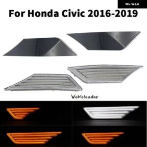 流れるLEDサイドマーカーリピーターライト ウィンカーライト インジケーター ランプ ホンダ シビック 10代目 2016 - 20ペア