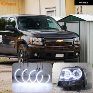 シボレー アバランチ サバーバン タホ 2007-2014 超高輝度 COB LED エンジェルアイキット ハローリング カーアクセサリー