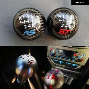 フォード フォーカス フィエスタRS ST 6速 マニュアル シフト ノブカーハンドボールギアスティック レバー カーボンアルミ 合金
