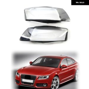 アウディ A5 S5 RS5 S-LINE 2008-2012 2009 2010 2011 車用 ヘッドライト レンズ カバー 8T0941029 8T0941030 ヘッドランプ シェルマスク OEペア