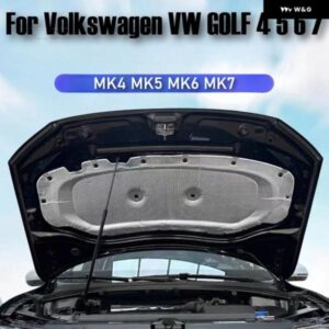 フォルクスワーゲン VW GOLF 4 5 6 7 MK4 MK5 MK6 MK7 自動車 エンジン フード断熱コットン防音カバー