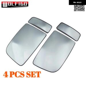 4個 加熱広角ミラー ガラス LH RH メルセデス スプリンター 906 VW クラフター 30-50 2009 10 11 12 13 2014 2015 2016 0028115333