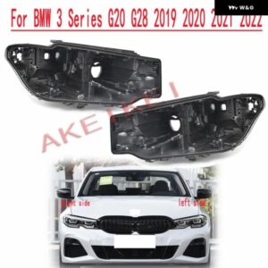 BMW 3シリーズ G20 G28 2019 - 22 LEDカーフロント ヘッドランプ カバー シェル 防水 クリア ヘッドライト レンズ