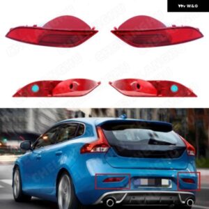 リア バンパー リフレクター ライトランプ 電球 なし ボルボ V40 2013 - 19 オート 31395550 31395551 1ペア