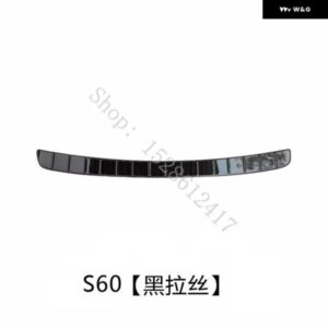 ボルボ S60 2020 2021 2023~2024 カーアクセサリー ステンレス リア バンパー プロテクター シル トランク トレッドプレート トリム リア スタイリング