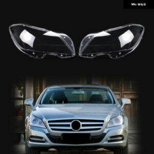 メルセデス ベンツ CLS W218 2012 - 16 車用 ヘッドライト カバー ヘッドランプ レンズ シェル