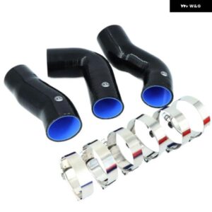 シリコンインタークーラーターボ パイプ ホース Tクランプキット 付き BMW E60 E61 530D 525D